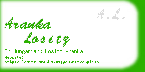 aranka lositz business card